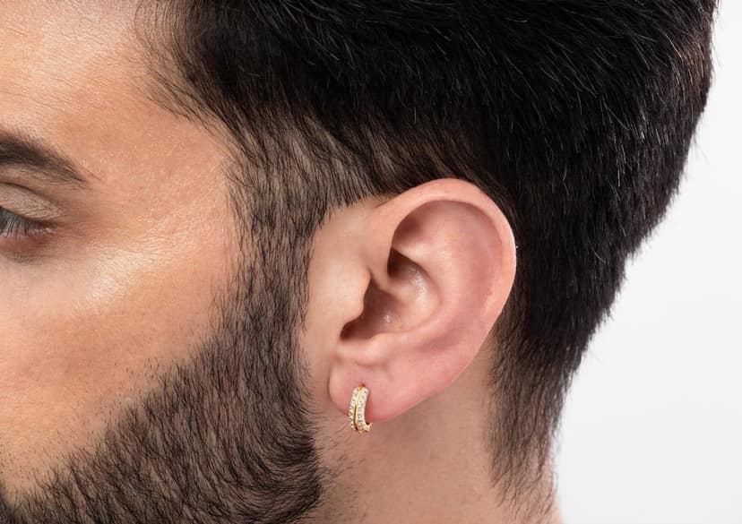 Adam's Bridge Hoop For Men (1 Pc Only) view 3