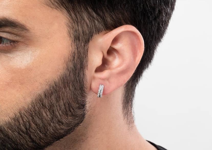Adam's Bridge Hoop For Men (1 Pc Only) view 4