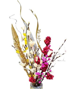 Fab n Style Wild Flower Multicolour Artificial Flowers Bunch - Pack of 1