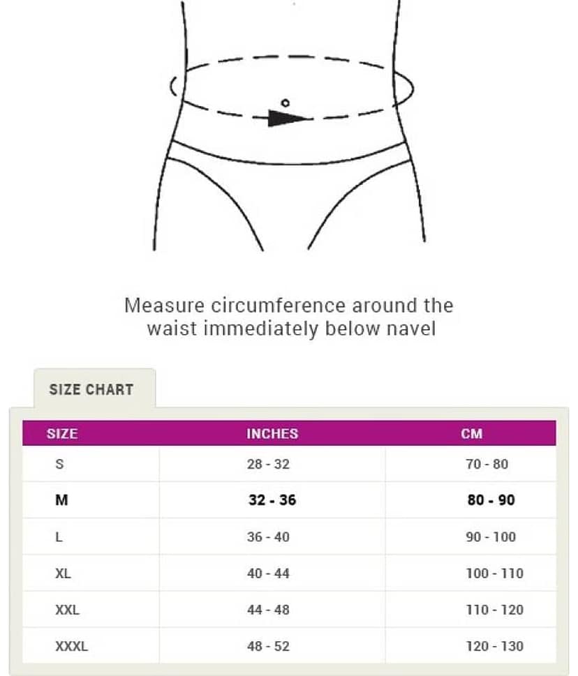 Medtrix Abdominal Belt Waist Support Back Support Abdominal Support L view 2