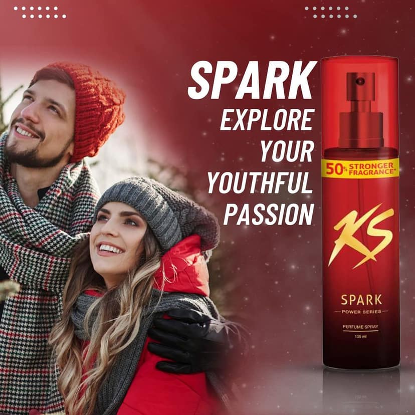 Kama Sutra Power Series Perfume Spray for Men, 135ml - Spark view 3