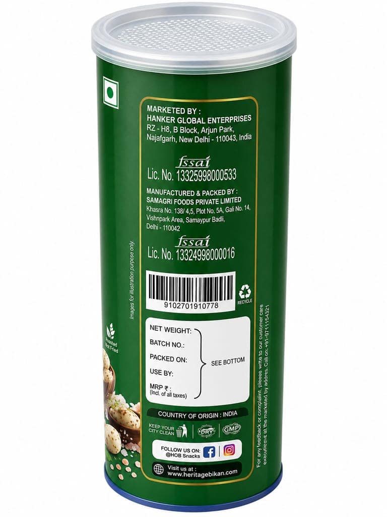 HOB Himalyan Salt Makhana 60G view 3