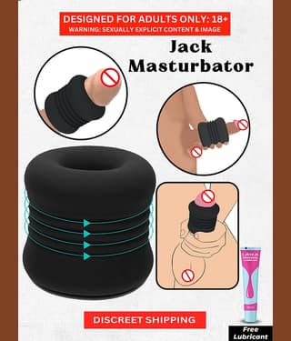 Handjob Masturbator- Secret Masturbator with Inner Dotted Texture, Light Weight and Reusable