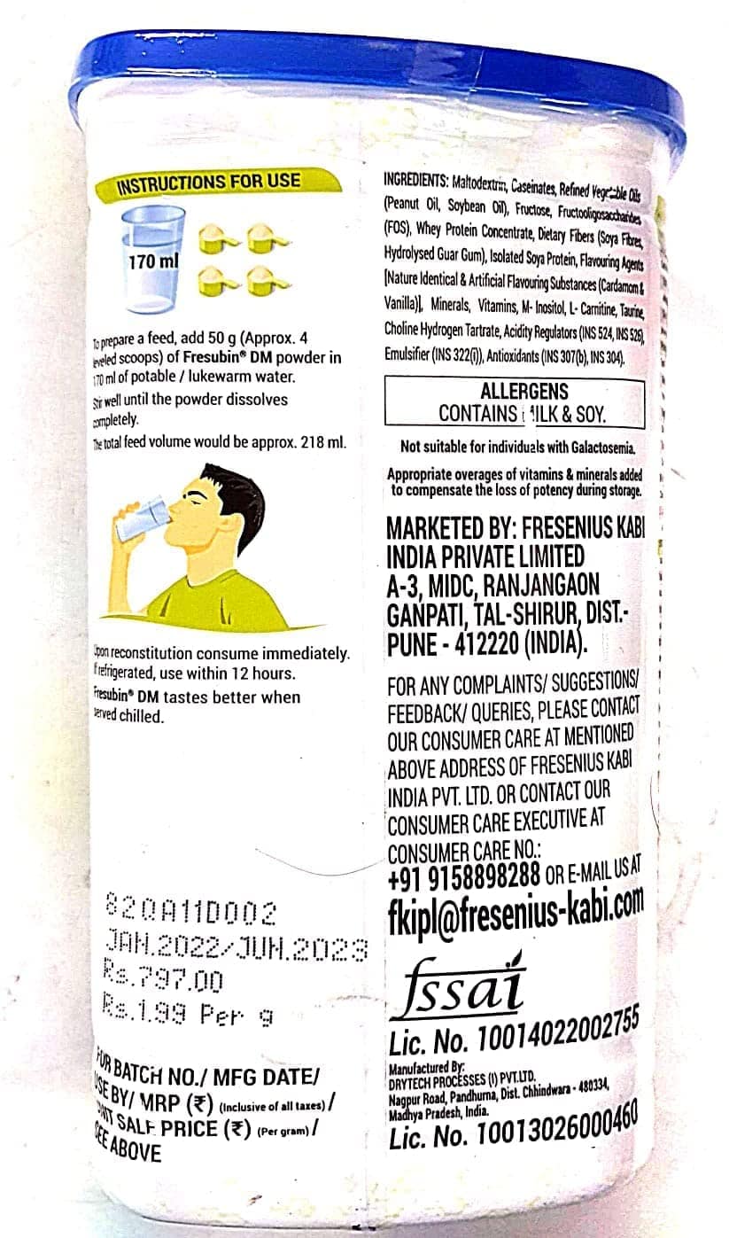 Fresubin Dm Powder Cardamom 400 Gms view 2