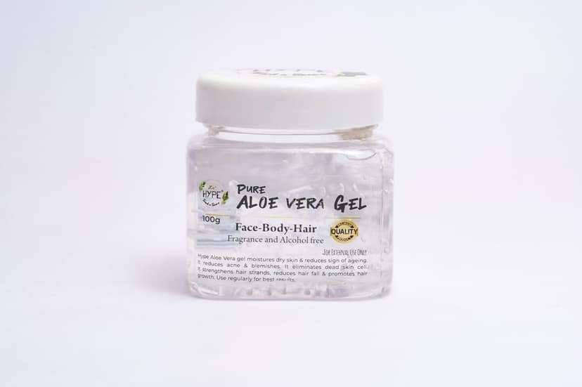 Le' HYPE Pure Aloe Vera Gel for Face, Body & Hair, Fragrance & Alcohol Free view 3