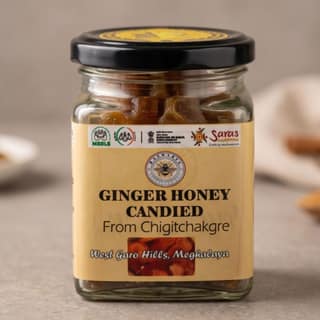 Hashabia Stingless Bee Candied Ginger Honey - 100 gm