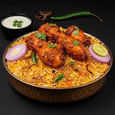 Chilly Chicken Biryani