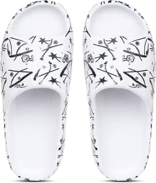 Pampy Angel - White Men's Slide Flip flop