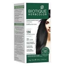 BIOTIQUE HERBCOLOR 1N NATURAL BLACK 50G+110ML