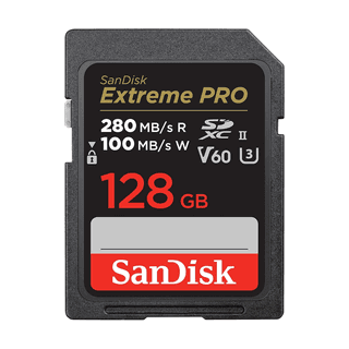 SanDisk Extreme PRO V60 280 MBPS 128GB SD Memory Card