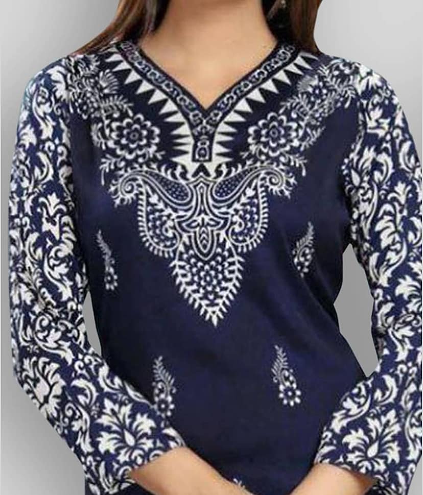 Crepe Short Kurti For Women (Pack of 1) view 2