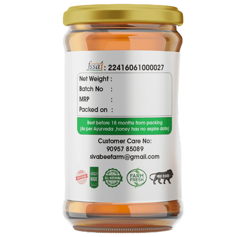 Bee Sure Perimum Moringa Honey| Drumstick Honey| Mono Floral Honey(500Gms) view 4
