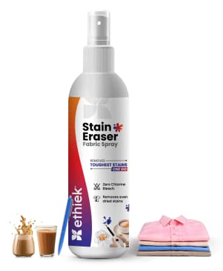 Cloth Stain Remover – Quick Action Fabric Cleaner for Clothes Upholstery and Household Use Single Bottle
