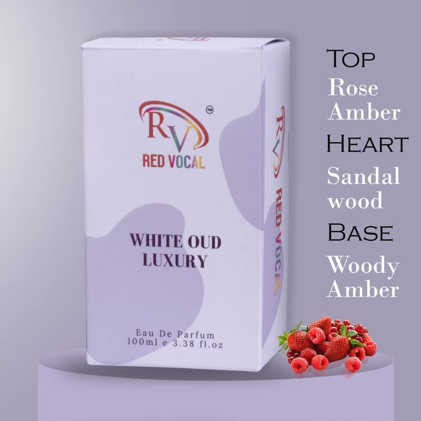 Red Vocal White Oud Luxury Eau De Parfum 100ml For Unisex Buy Set of 2 (100mlx2) view 5
