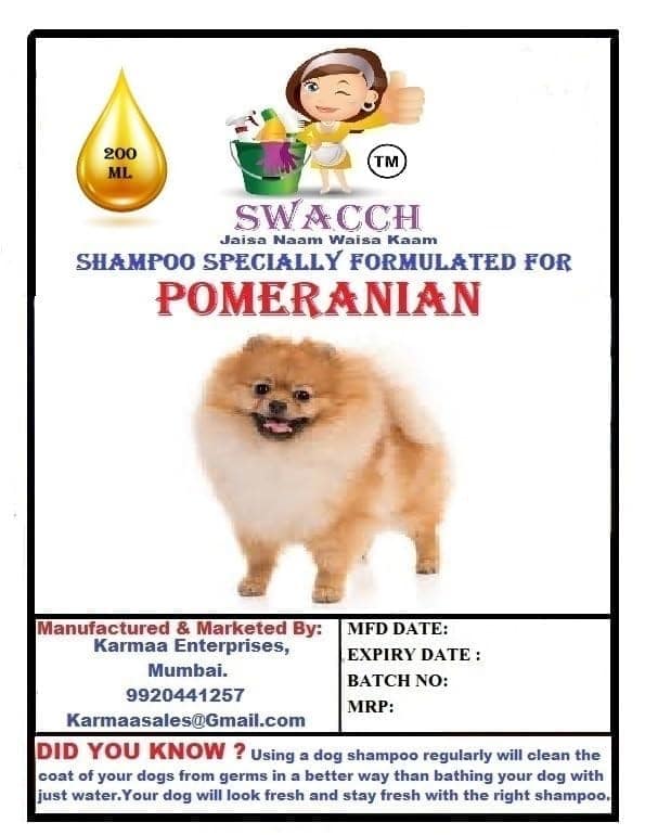 SWACCH Premium Shampoo for Pomeranian (200ML) Rose view 2