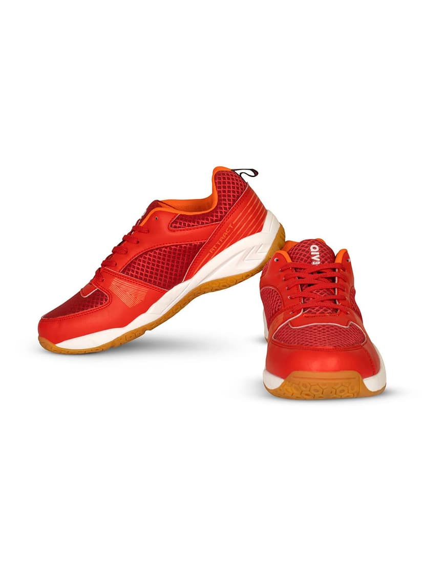 AIVIN Attract Unisex White Badminton Shoes view 6