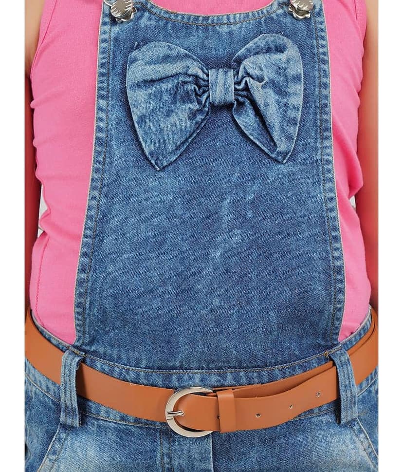 Being Naughty Girls Denim Dungarees ( Pack of 1 , Blue ) view 2