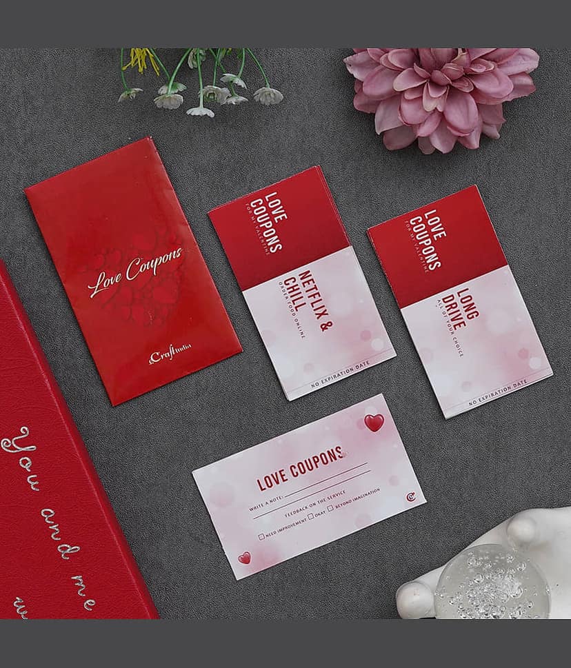 eCraftIndia Red Paper Valentine Hamper view 2