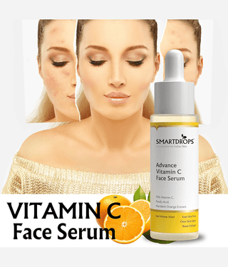 Smartdrops Face Serum Vitamin C Daily Care For All Skin Type ( Pack of 1 )