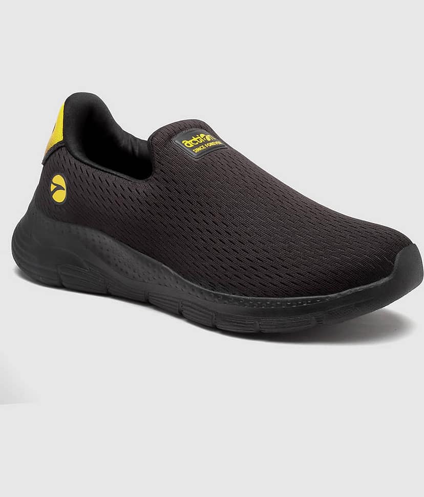 Action - Black Boy's Running Shoes ( 1 Pair ) view 2