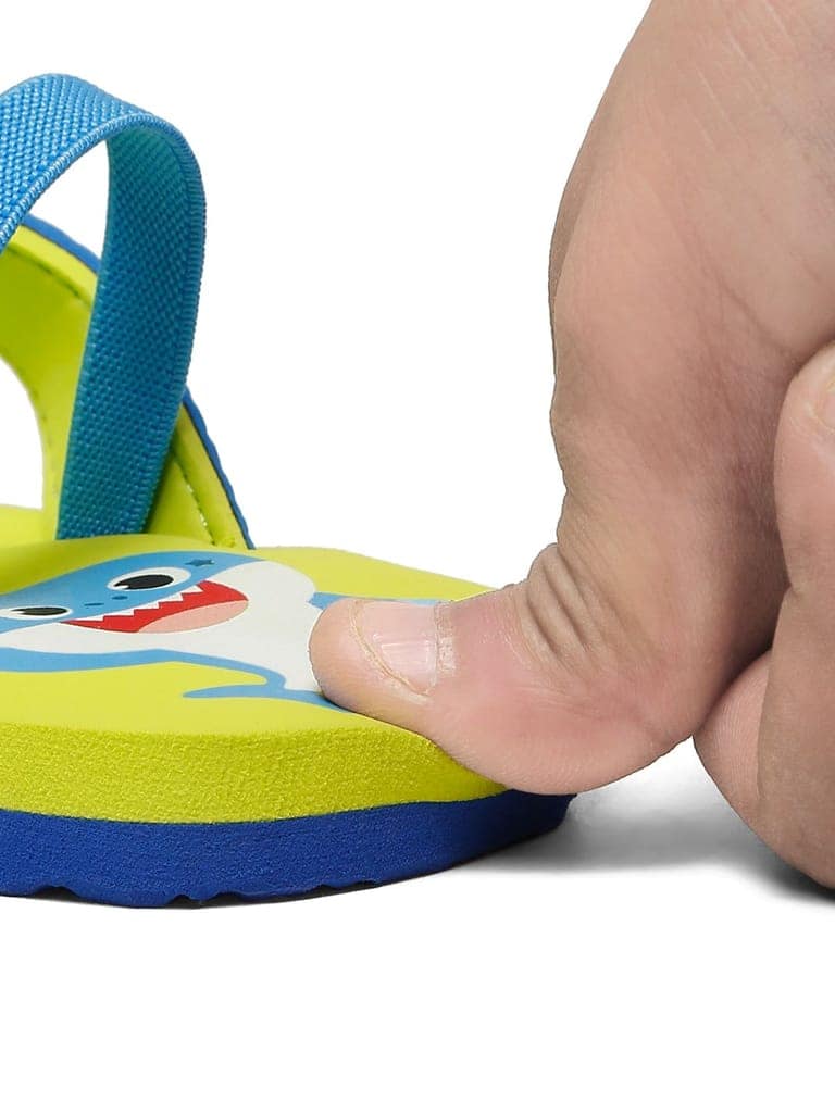 Premium Shark Flip-flops With Adjustable BackSupport - Neon Green (Unisex) view 8