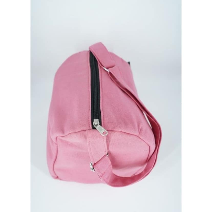 Canvas Shoulder Bag - Pink view 2