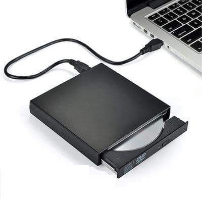 DVD Writer USB 3.0 & Type-C Portable Slim ,Burner Writer Compatible with Laptop Desktop PC Windows MacBook Linux Mac OS
