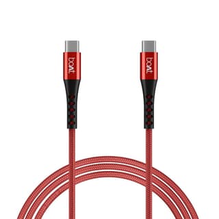 Boat Type-C C600 100W/5A Fast Charging Cable -Red