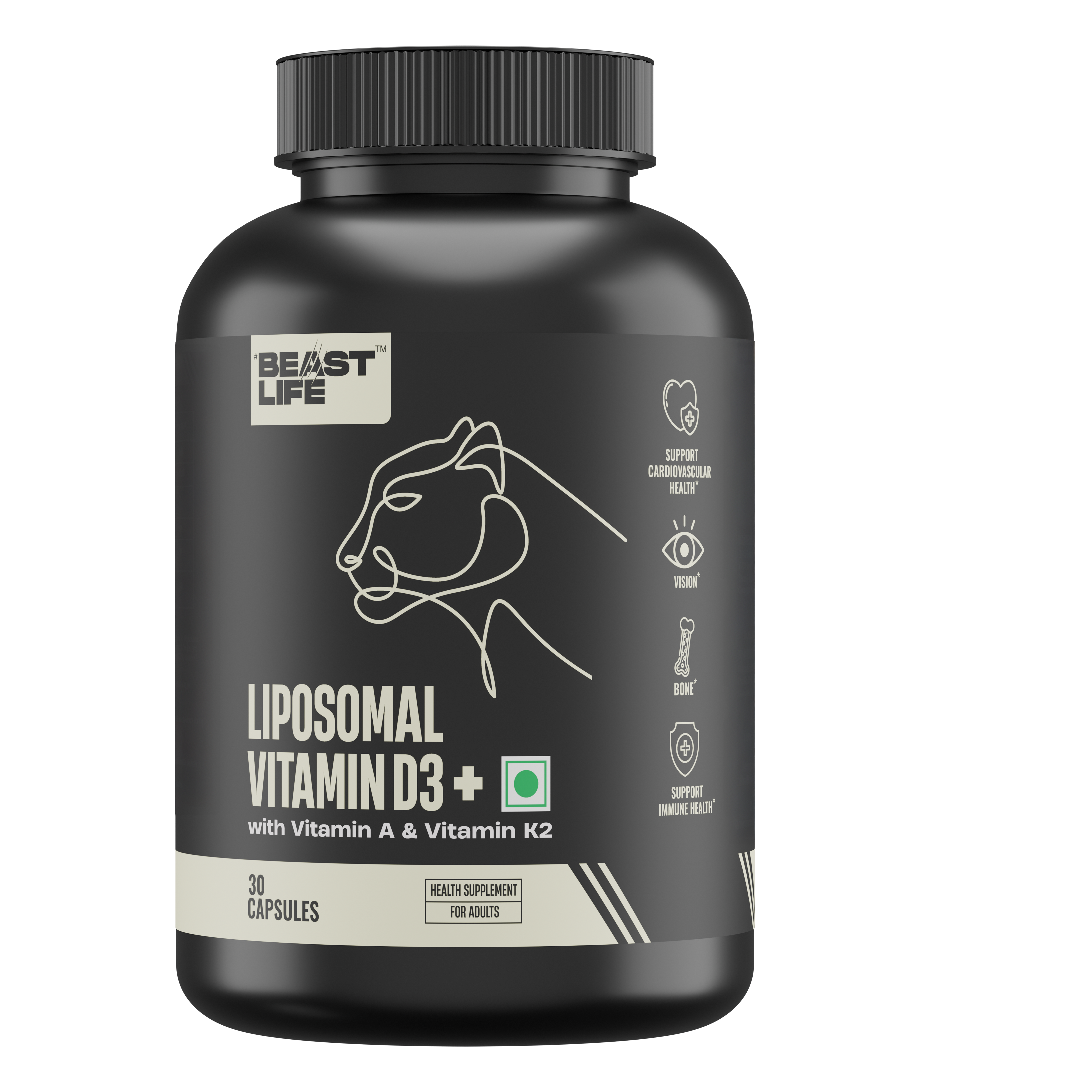 Liposomal Vitamin D3 Capsules | 30 N