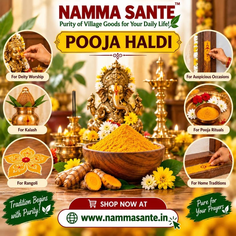 Pooja Haldi, Pooja Turmeric, Haldi, Turmeric, Puja Haldi, Puja Turmeric, Religious Haldi, Devotional Haldi, Sacred Turmeric, Worship Turmeric, Pooja Powder, Haldi Powder view 2