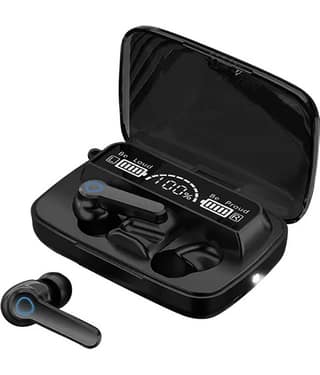 VERONIC M19 Bluetooth True Wireless (TWS) In Ear 20 Hours Playback Fast charging,Powerfull bass IPX4(Splash & Sweat Proof) Black