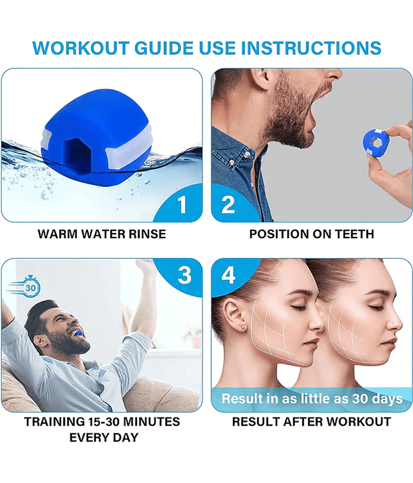 Tapixaa Jaw Exerciser,Tone Your Face For Men And Women, Pack Of 1 Jaw Exerciser jaw10 Jaw Exerciser view 2