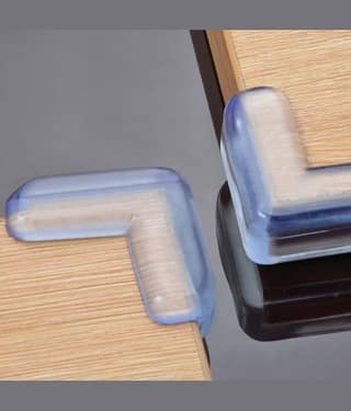 4pcs Kids Baby Safety Transparent Protector Cover Table Corner Guards