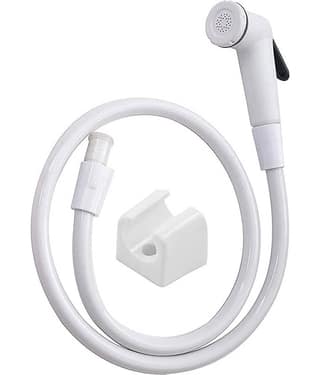 BathEStore Health Faucet - Toilet Jet Spray Health Faucet with 1 Mtr. Flexible Hose and Wall Bracket