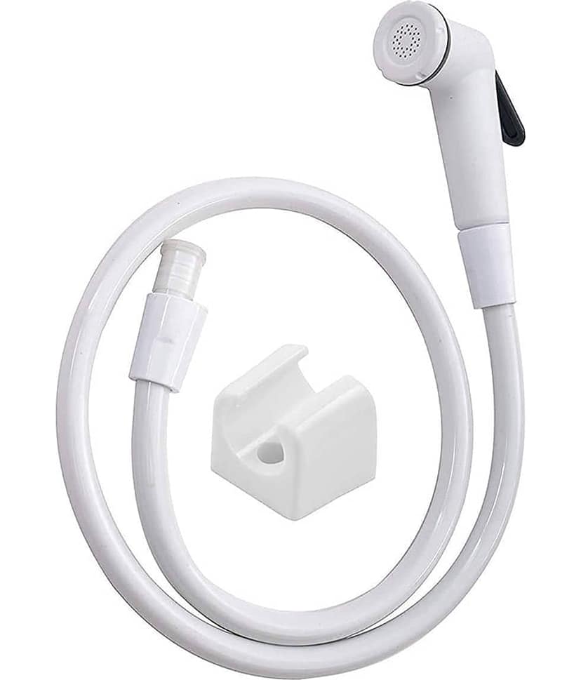 BathEStore Health Faucet - Toilet Jet Spray Health Faucet with 1 Mtr. Flexible Hose and Wall Bracket