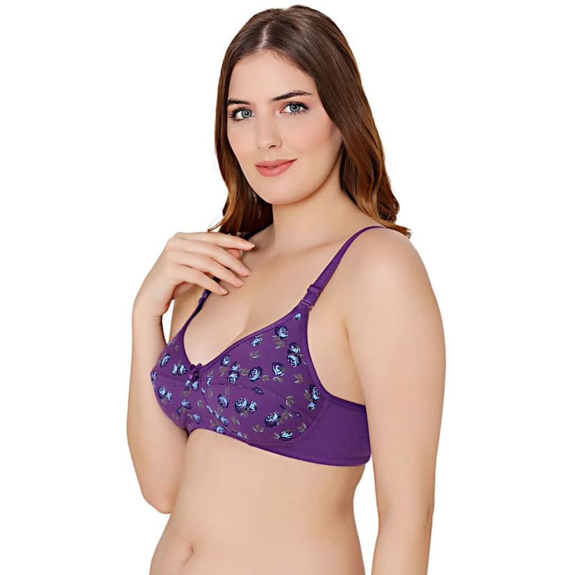 Bodycare cotton wirefree adjustable straps comfortable non padded Bra-1584CO view 2