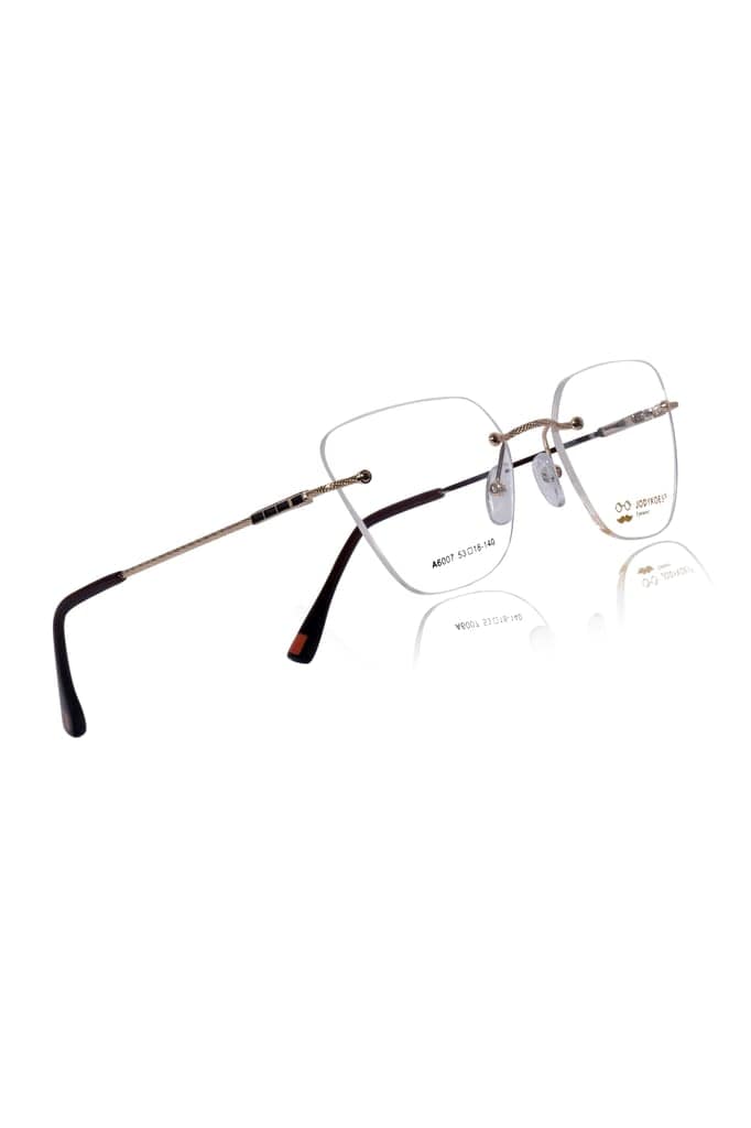Jodykoes® Premium Rimless Frame for Women and Men: Stylish Cat Eye Spectacle Eyeglasses with Anti-Glare Coating
