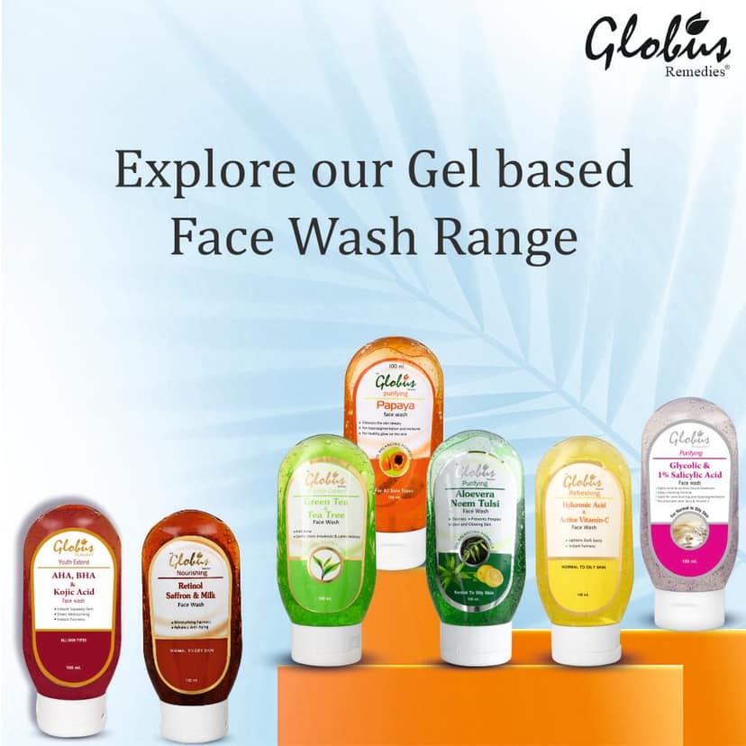 Globus Remedies Hyaluronic Acid & Vitamin C Face wash 100 ml view 5