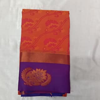 Poonthamil Silk Cotton Saree with Blouse
