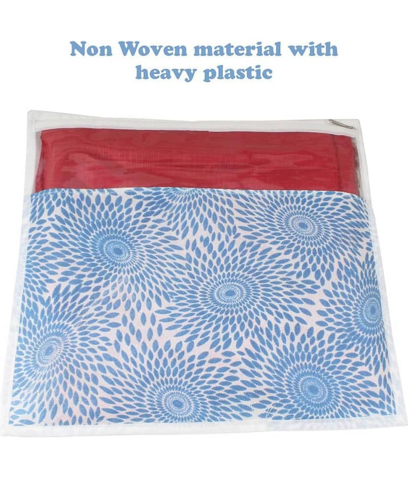 PrettyKrafts Single Saree Cover | Sari Cover | clothcover | Cloth Organizer (Set of 12 view 2