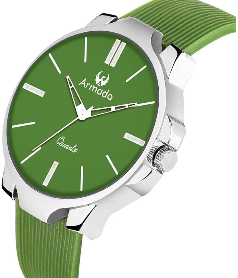 Armado Green Silicon Analog Men's Watch view 2