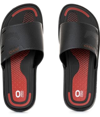 KHADIM Black Men's Slide Flip Flop