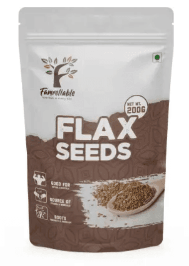 Famreliable Fuel Your Health with 200g of Premium Flax Seeds - Nature's Superfood (200 g)