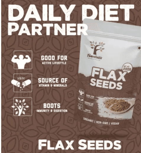 Famreliable Fuel Your Health with 200g of Premium Flax Seeds - Nature's Superfood (200 g) view 4