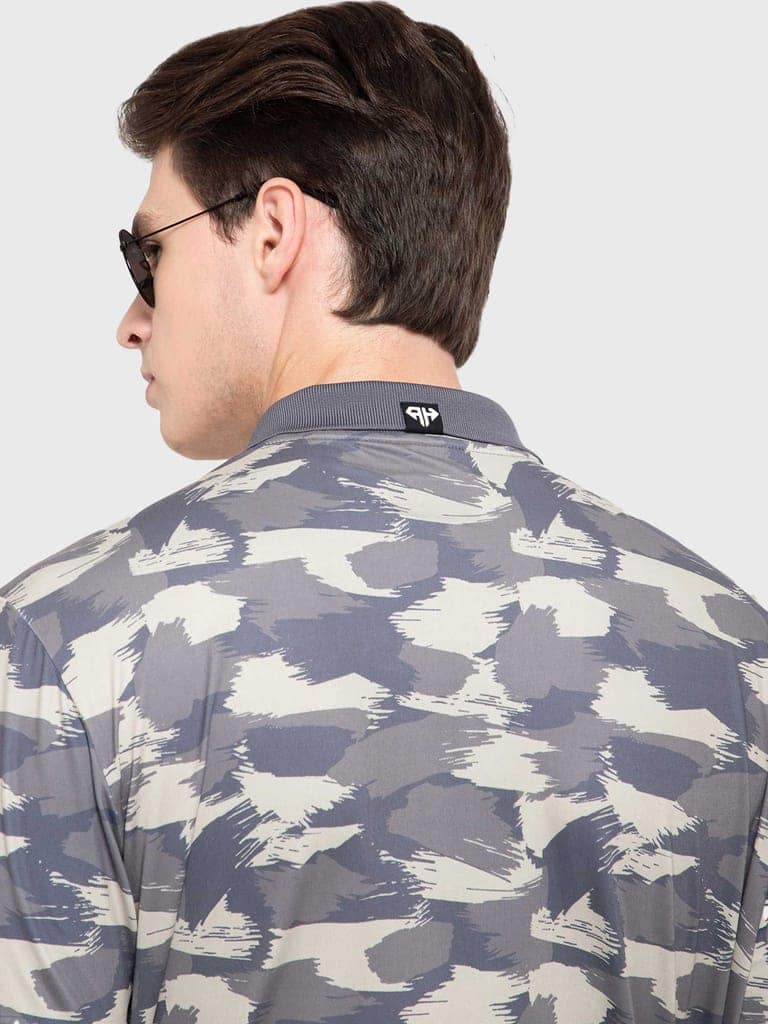 Brush Camo Olive AH Polo view 5