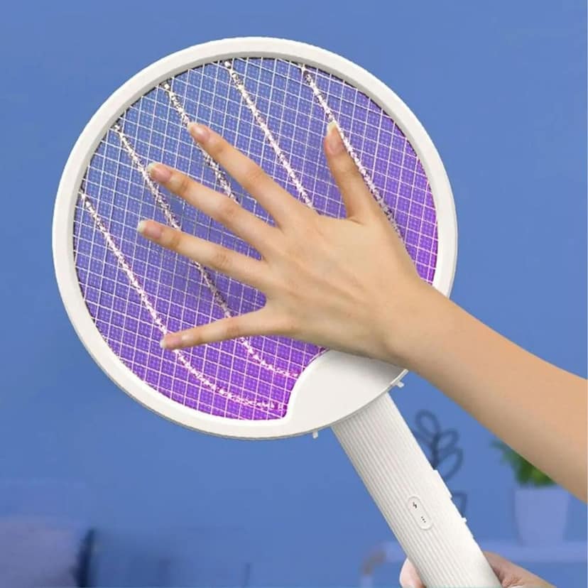 GLOWSERIE Rechargeable Mosquito Bat with Strong Grid view 2
