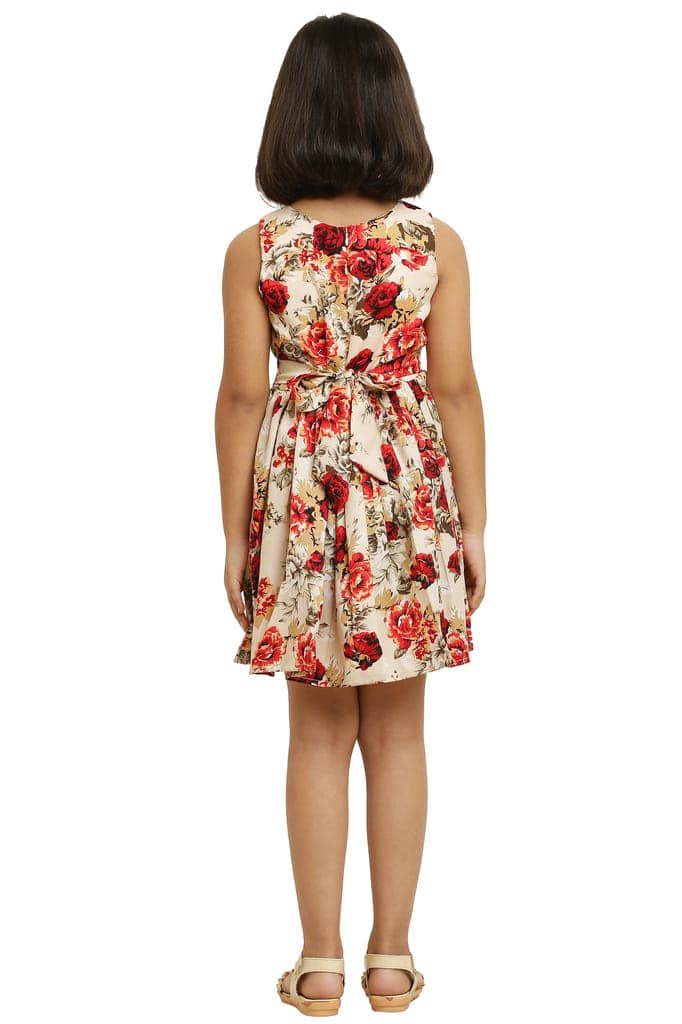 Tinkle Classy Cream Frock & Dress For Girls. view 4