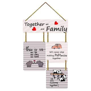 Wall Hangings for Home Decoration Items for Living Room Decor Welcome Home Wall Hanging for Home Office Decoration Handmade Craft Decorative Wall Art (WH2905)