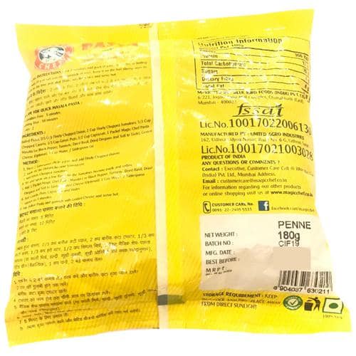 Magic Chef Penne Pasta, 180 gm view 2