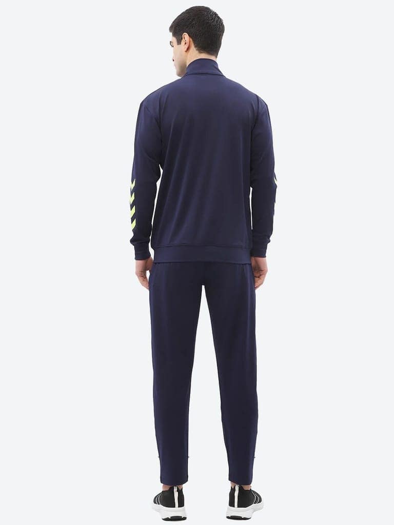 Promo Men's All weather Regular Fit Track Suit with Zipper and Pockets Comfortable Breathable Stretchable Soft Fabric For Everyday Use Ideal for Gym Training or Running Loungwear view 4